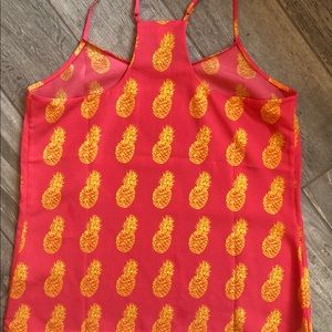 J Crew Factory Pineapple Tank